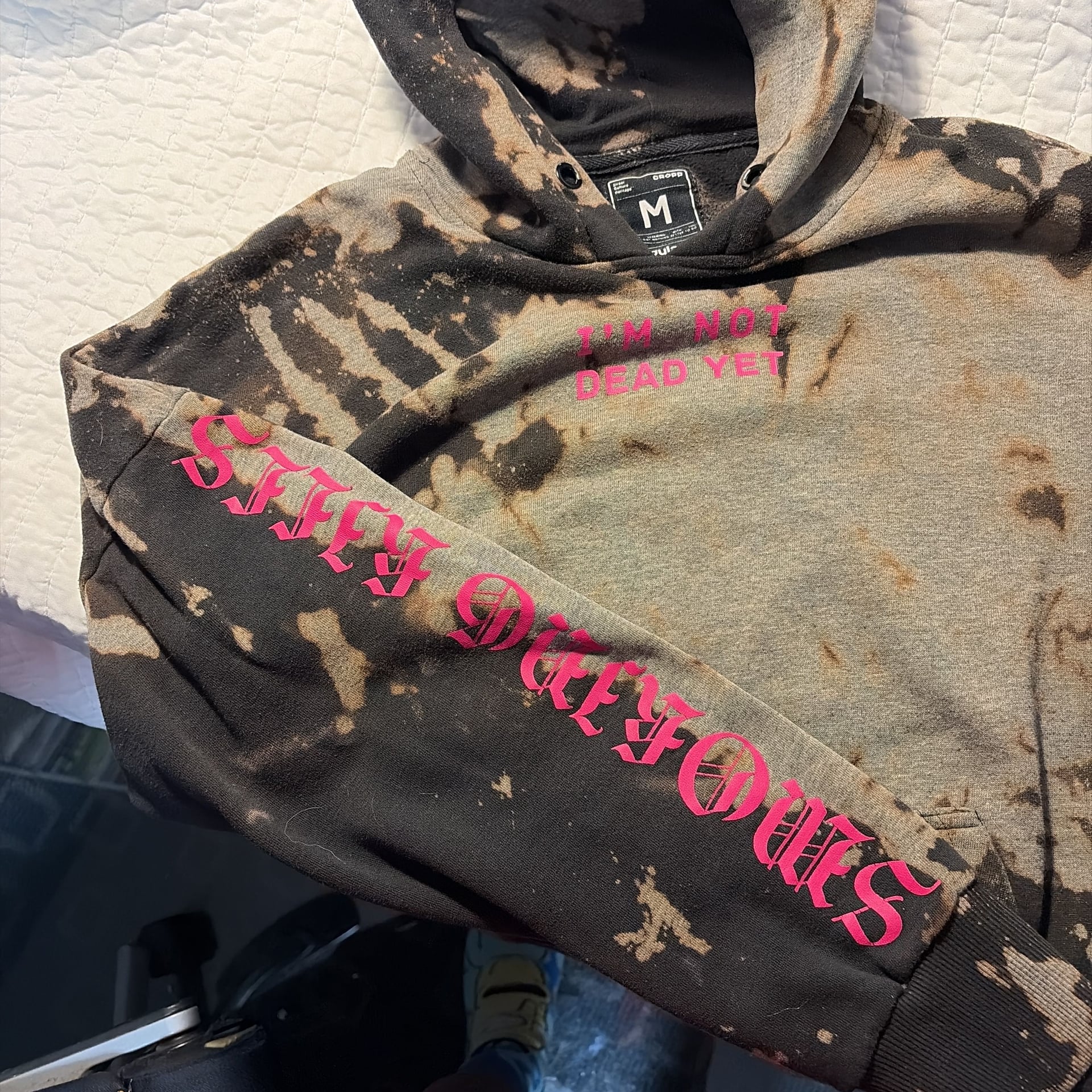 Cropp Brand Street Culture Heritage Graphic European Streetwear Hoodie